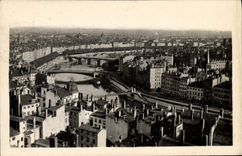 CPA Lyon Vue sur la Saone