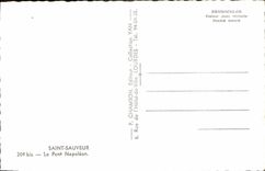 POSTAL MODERNA ahorrador santo el puente de Napoleon