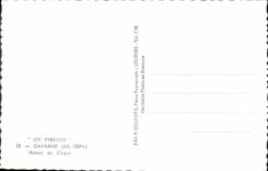 CPM Gavarnie Retour du Cirque Ane Mule