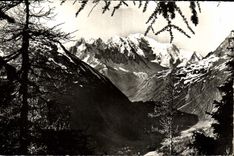 POSTAL MODERNA Mont Blanc que culmina el punto de las montan@as y del primero ministro para convocar a Europa