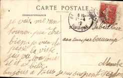 CPA Granville Le Plat Gousset et le Casino a mer haute