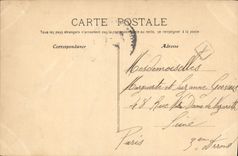 VINTAGE POSTCARD Dijon Places of the Ancients Place St Pierre Eglise St Pierre