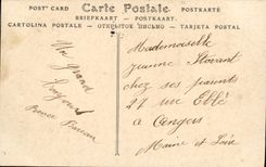 VINTAGE POSTCARD Saumur the Town hall