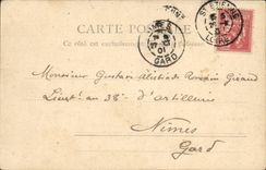 VINTAGE POSTCARD Lyon Vaise and Serin