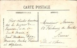 VINTAGE POSTCARD a hello of Tarascon Woman folklore