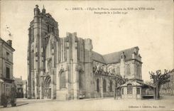 CPA Dreux L'Eglise St Pierre