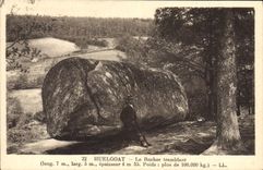 VINTAGE POSTCARD Huelgoat the Trembling Rock