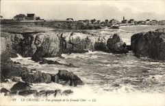 CPA Le Croisic Vue Generale de la Grande Cote