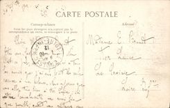 POSTAL Bellevue Meudon de la VENDIMIA el parque del observatorio y del orfelinato santo Felipe