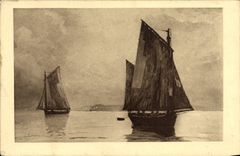 CPA Matignon Matin Bateaux