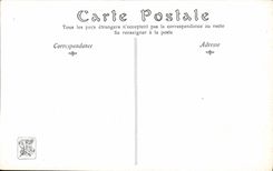 VINTAGE POSTCARD Living room 1907 Edges of Gartempe By Henry Mouren