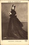 VINTAGE POSTCARD Carolus Duran the Lady with the Glove Museum of Luxembourgg