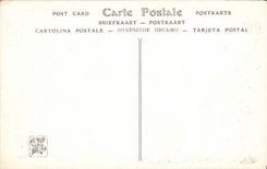 VINTAGE POSTCARD Living room 1912 French Ontaine Dancers