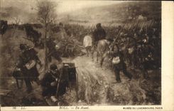 VINTAGE POSTCARD Roll Ahead Museum Of Luxembourg Paris Militaria