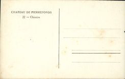 POSTAL Castle De Pierrefonds Dream de la VENDIMIA