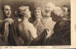 VINTAGE POSTCARD Struck Phryne Musee Of Luxembourg Paris