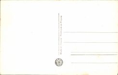 VINTAGE POSTCARD Palate Of Beautiful arts Of the Town Of Paris Songs On Water Auburtin