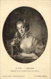 VINTAGE POSTCARD To stop Portrait Of Mrs. Baudouin Fille Of the Painter Town Of Paris