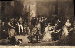 VINTAGE POSTCARD Muller Call Of the Last Victims Of Terror Museum Of Versailles