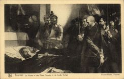 VINTAGE POSTCARD Turned the Museum Of Louis Gallait the heads coupees