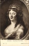 VINTAGE POSTCARD Heinsius Mrs. Roland 1756 1793 Museum Of Versailles