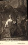VINTAGE POSTCARD Nattier Mrs Henriette Museum Of Versailles Violoncello