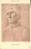 VINTAGE POSTCARD Museum Of Louvre Bust Of Old man