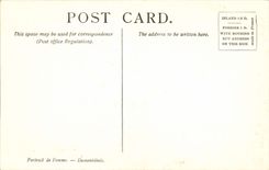 VINTAGE POSTCARD Francesco Bissolo Portrait Off has Lady The National London