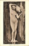 CPA Ingres La Source Erotique