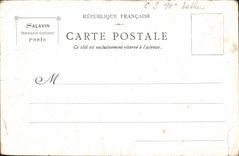 VINTAGE POSTCARD the Visit At the Hospital Museum Of Luxembourg By Jean Geffroy