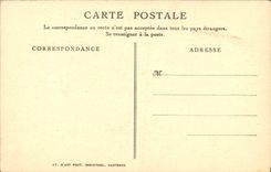 VINTAGE POSTCARD the Friendly Twilight Falls asleep In the Valley On the Grass Alfred de Vigny