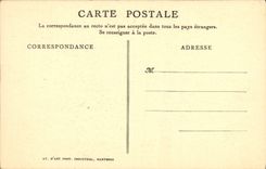 VINTAGE POSTCARD a Broad Gold Ray Floats On the Ferns the Lark Is brightened In Its Light Notes De Laprade