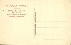CPA La Douce France Rouen Palais De Justice Salle Des Seances Du Parlement
