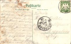 VINTAGE POSTCARD Pram Springbrunnen Im Westpark