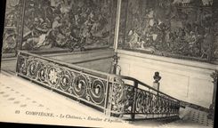 CPA Compiegne Le Chateau Escalier d'Apollon