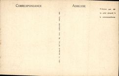 POSTAL Compiegne de la VENDIMIA la sala de estar del castillo de familias