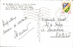 VINTAGE POSTCARD Mans Places Castle Grabatoire And the House Of the Pilgrim