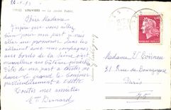 CPA Louviers Le Jardin Public