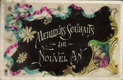 VINTAGE POSTCARD Better Wishes Of New year