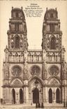 CPA Orleans La Cathedrale Eglise Sainte Croix