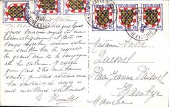 POSTAL Paray Monial de la VENDIMIA