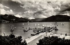 CPM Lac d'Annecy Regates A La Voile Et Fete De Natation