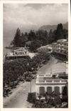 MODERN CARD Evian Les Bains Perspective On the Port And the Hotel Albert 1st