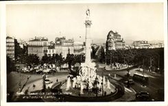 CPA Marseille Le Palce Castellane Et La Fontaine Cantini