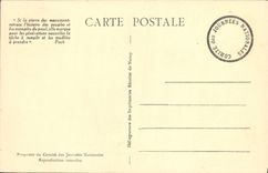 Días de Mationales de la POSTAL de la VENDIMIA de julio de 1929 Lorette Dormans Douaumont Armand viejo Militaria