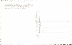 CPM Chamonix Le Montenvers La Grotte De La Mer De Glace La salle a manger