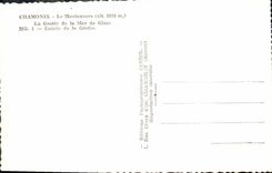 POSTAL MODERNA Chamonix Montenvers que la cueva del mar del hielo entró de la cueva