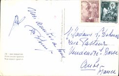 VINTAGE POSTCARD San Sebastian ista Desde Igueldo