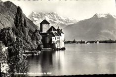 CPM Chateau De Chillon Et Dents Du Midi