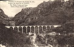 CPA Viaduc Et Gorges Du Loup Ligne Du Sud De La France